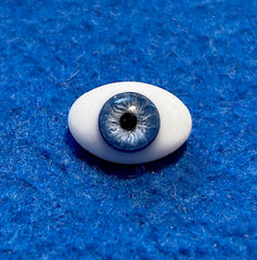 Antique Solid Glass Oval Paperweight Eyes - 1 pair (9000 Series)