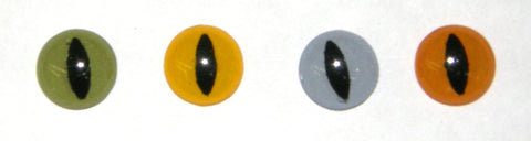 Acrylic Teddy Bear Eyes with a post and washer back - 5pair (1045)