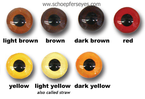 round glass eyes for decoy carving