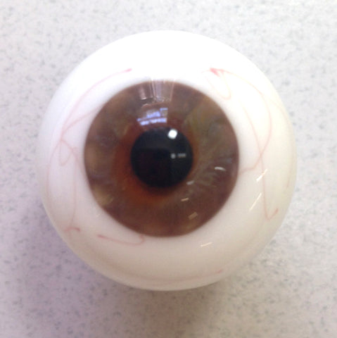 Schoepfers glass eyes with veins