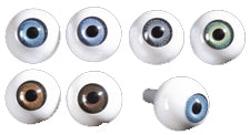 Acrylic Crystal Top Doll Eyes - Full Round - 1 pair  (2010)