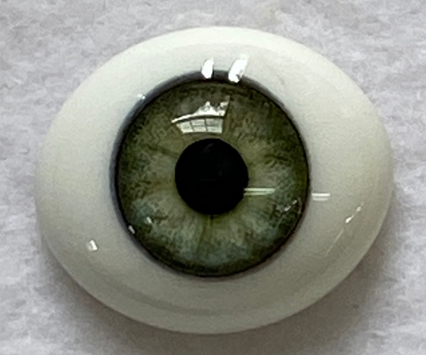 Yeux Sulfure Marron 26mm Brown Paper weight eyes for antique doll Yeux Sulfure Marron 26mm Brown Paper weight eyes for antique doll