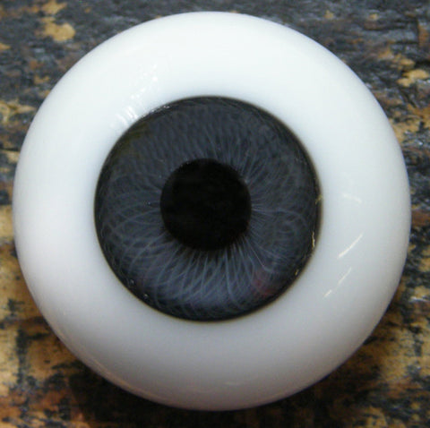 Solid Glass Round Paperweight Eyes - 1 pair (4000 Series)