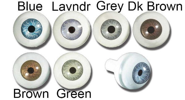 Yeux sulfure Bleu 24mm Blue paper weight eyes for antique Yeux sulfure Bleu 24mm Blue paper weight eyes for antique